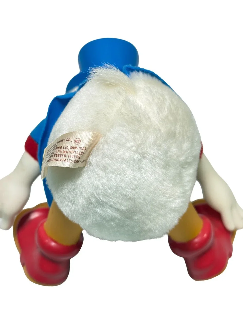 VTG Disney Scrooge McDuck Applause #15055 Ducktales Soft Vinyl 7